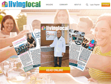Tablet Screenshot of livinglocalfl.com